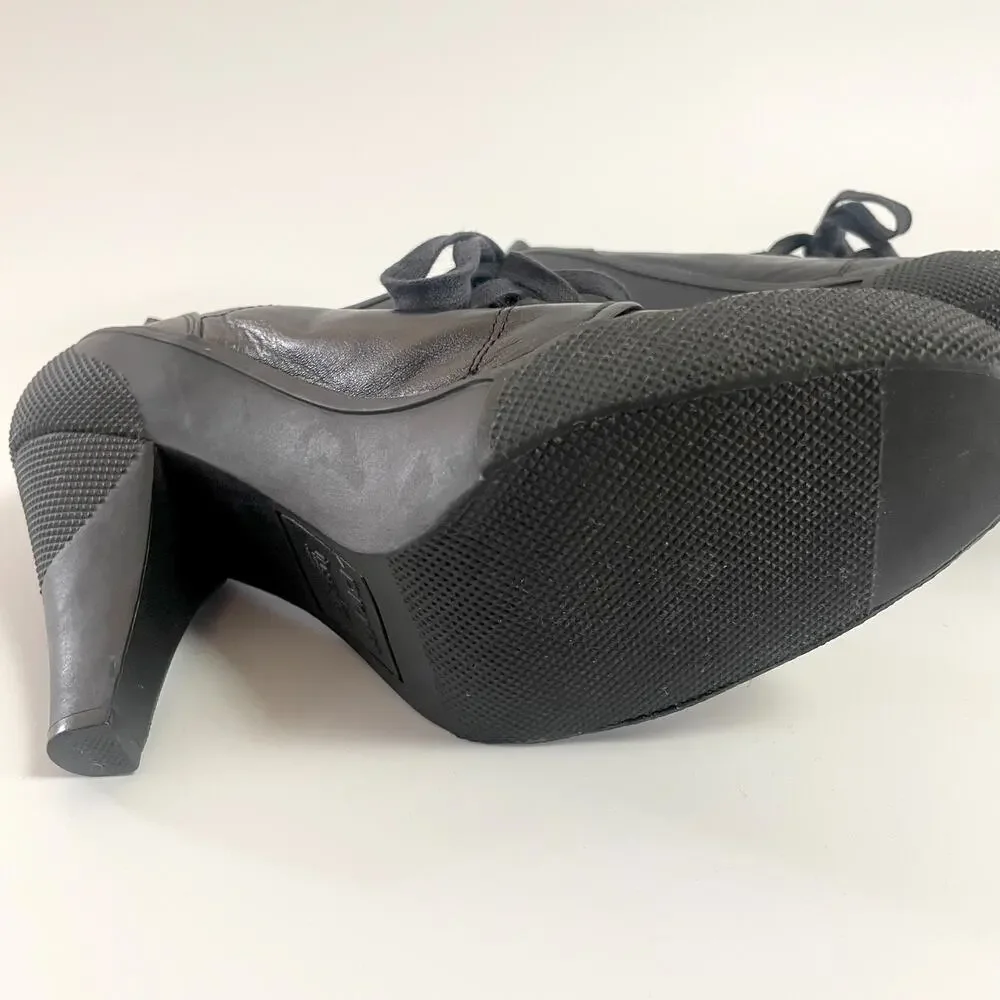 Vintage 90s Y2K DKNY Sneaker Heels‎ Sz 8.5 Utility Chic Urban Minimalist Cyber